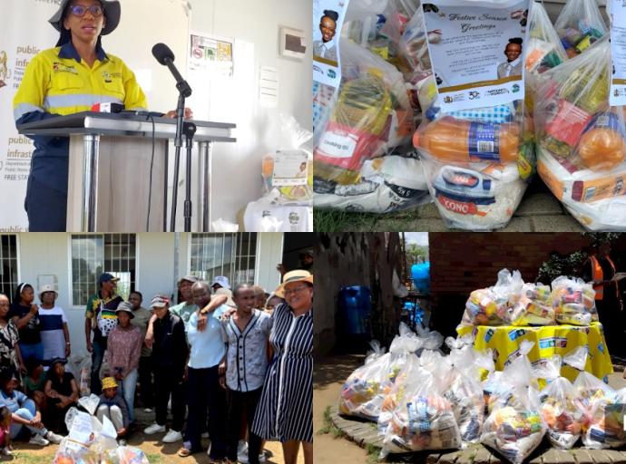 Mance Spreads Joy to Botshabelo’s Needy